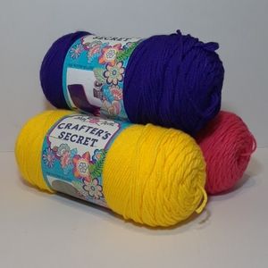 CLOSET SALE! New 3 Crafter's Secret Yarn